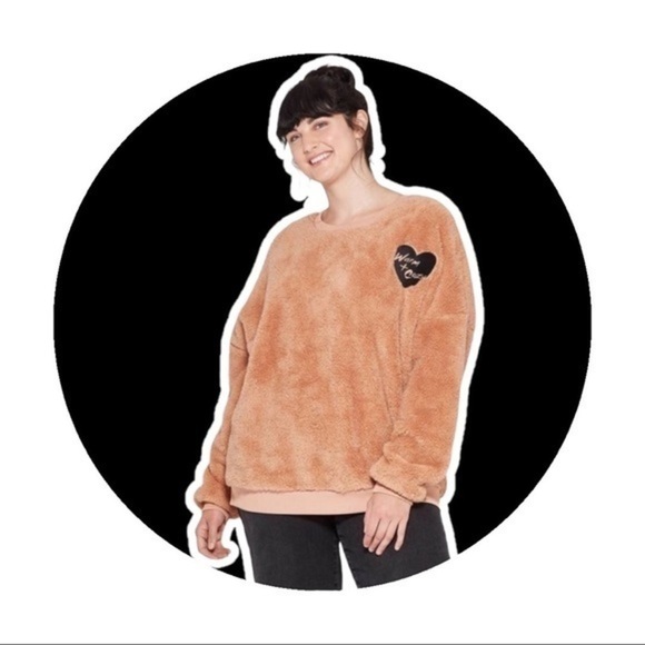 Zoe + Liv Warm and Cozy Teddy Bear Sweater - Picture 2 of 5